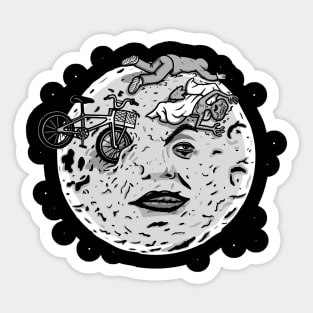 A Bike To The Moon! Sticker